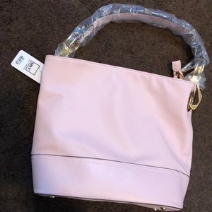 Vegan Leather Pink Purse